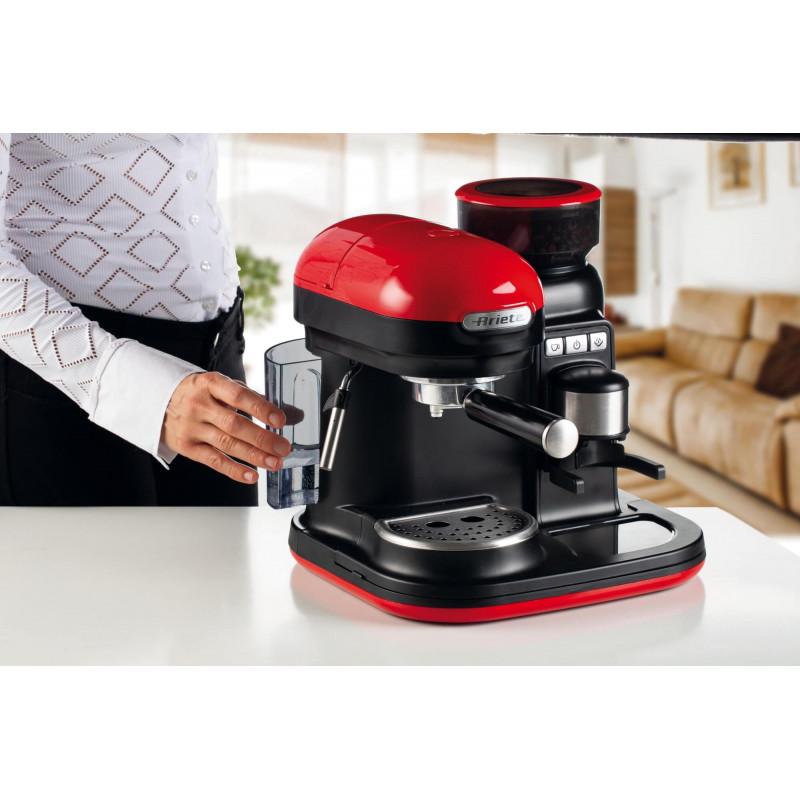 Ariete MACCHINA PER CAFFè ESPRESSO CON MACINACAFFè MODERNA ROSSO Saldi