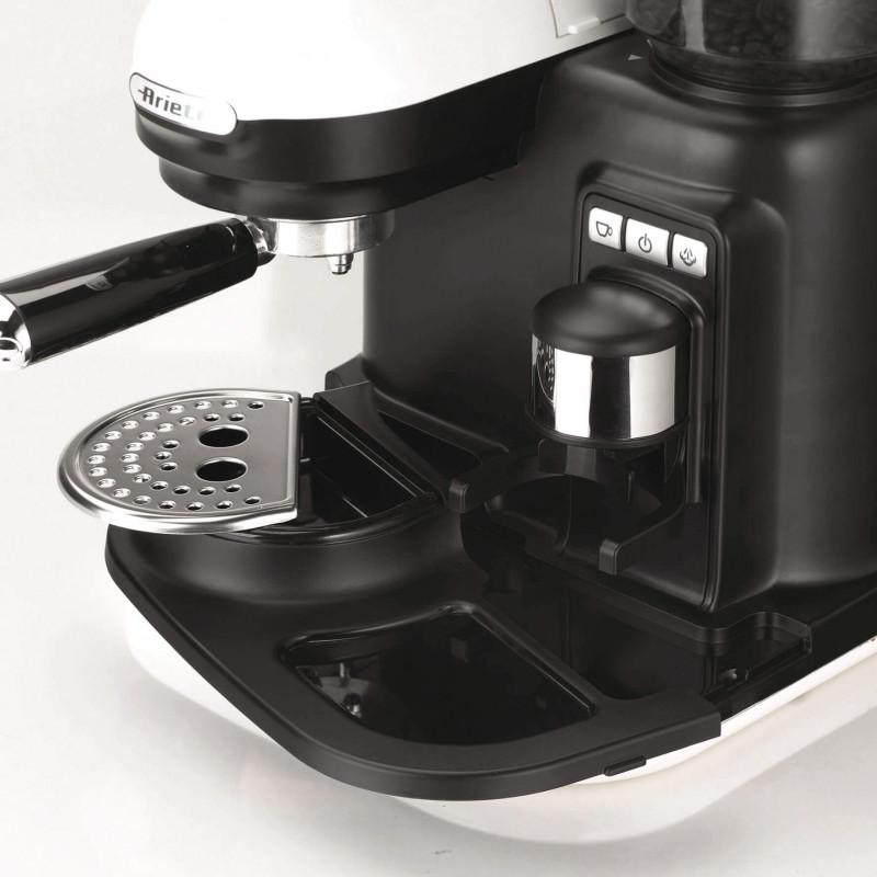 Ariete MACCHINA PER CAFFè ESPRESSO CON MACINACAFFè MODERNA BIANCO Offerte