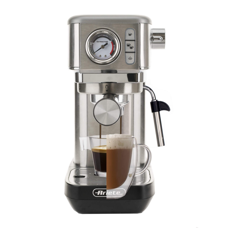 Ariete MACCHINA DA CAFFè ESPRESSO IN METALLO CON MANOMETRO Saldi Di Fabbrica