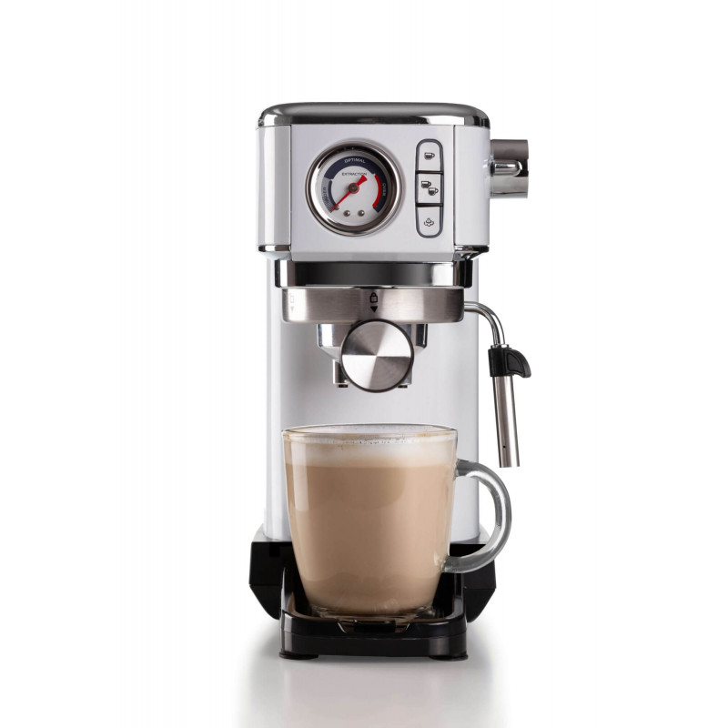 Ariete MACCHINA DA CAFFè ESPRESSO IN METALLO CON MANOMETRO BIANCO 2025