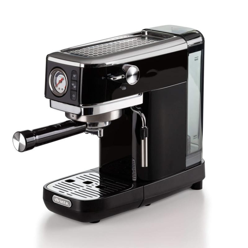 Ariete MACCHINA DA CAFFè ESPRESSO IN METALLO CON MANOMETRO NERO Italy