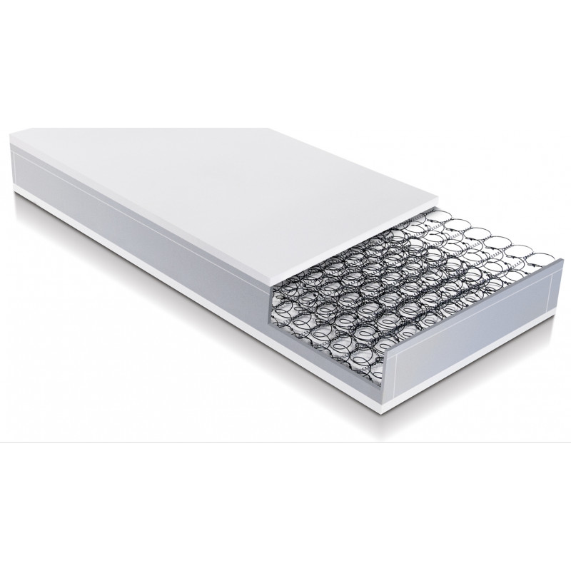 Materasso a Molle LUSSO EVO - h 24 cm Memory Foam Foam Soft Anallergico Made in Italy (VARIE MISURE) Negozi Online