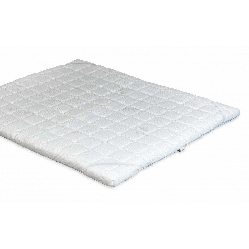 Materasso TOPPER MEMORY - 6 cm Anallergico Memory Fresh 100% Policotone 3D Air Made in Italy (VARIE MISURE) Promozione Limitata