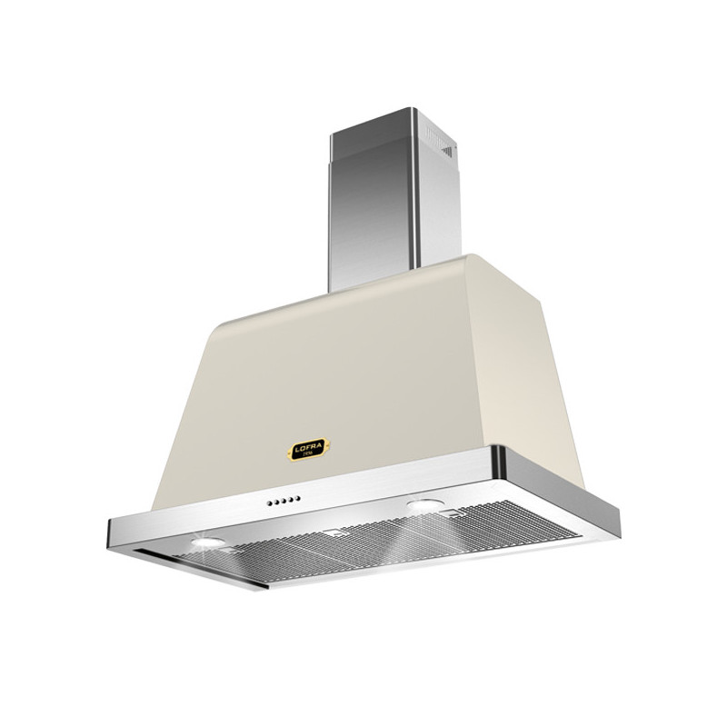 Lofra Dolcevita 150 Cappa aspirante a parete Avorio Acciaio inox 1000 m³/h A