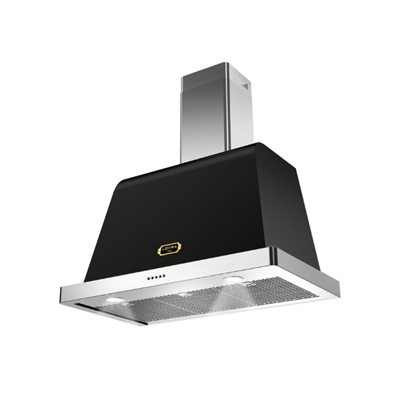 Lofra Dolcevita 120 Cappa aspirante a parete Nero Acciaio inox 800 m³/h A In Saldo