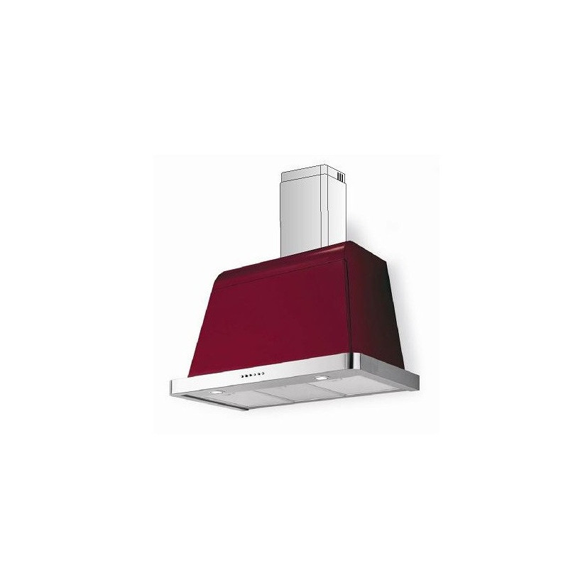 Lofra Dolcevita 90 Cappa aspirante a parete Borgogna Acciaio inox 800 m³/h 2025
