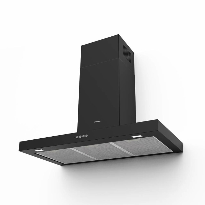 FABER S.p.A. Stilo Comfort BK Matt A90 Cappa aspirante a parete Nero 690 m³/h B Fino Al -60%
