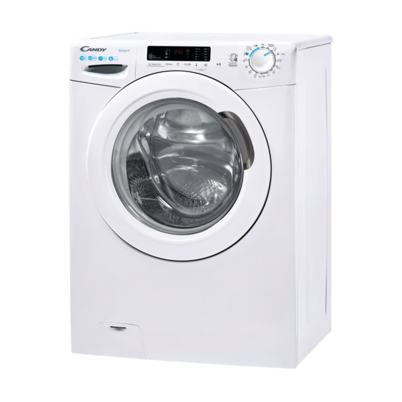 Candy Smart CS 12102DW4/1-S lavatrice Caricamento frontale 10 kg 1200 Giri/min Bianco Presa