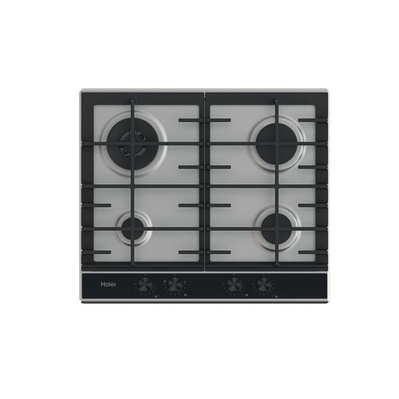 Haier Series 4 HAHG6BR4XH Acciaio inox Da incasso 59.5 cm Gas 4 Fornello(i) Saldi Di Fabbrica