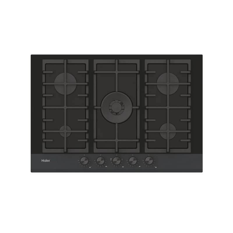 Haier Series 4 HAVG75HBPB Nero Da incasso 75 cm Gas 5 Fornello(i) Convenienza