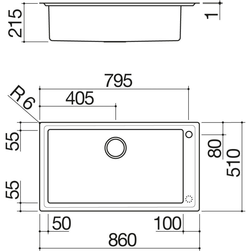 Barazza 1LES91P lavello Lavello ad incasso Rettangolare Acciaio inox Online