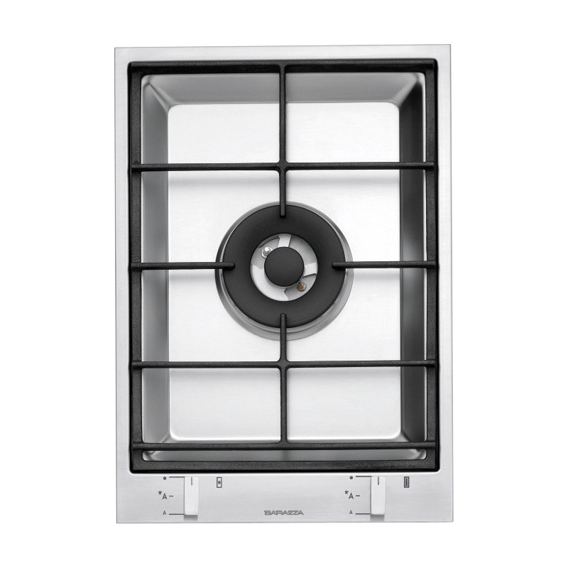 Barazza 1PBF1 piano cottura Acciaio inox Da incasso Gas 1 Fornello(i) Negozio