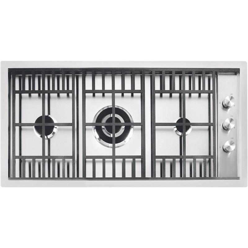 Barazza 1PLB2T piano cottura Nero Acciaio inox Da incasso Gas 3 Fornello(i) Promozione