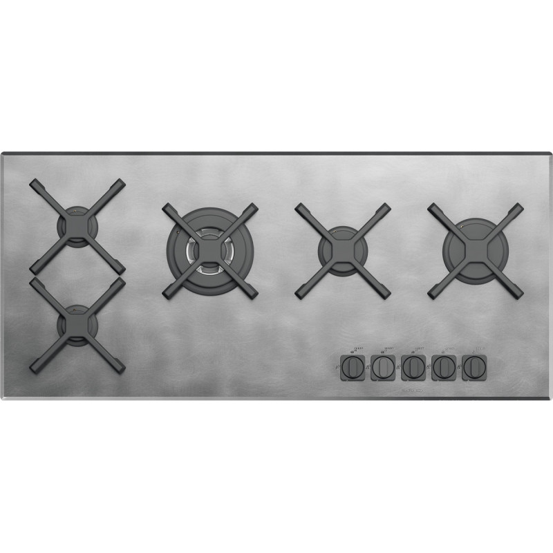 Barazza 1PUN105 piano cottura Nero Acciaio inox Da incasso Gas 5 Fornello(i) Soddisfazione Garantita