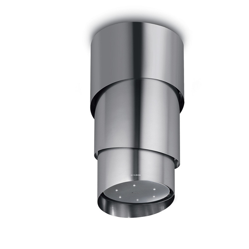 FABER S.p.A. Pareo Evo Plus Cappa aspirante a isola Acciaio inox 590 m³/h Outlet
