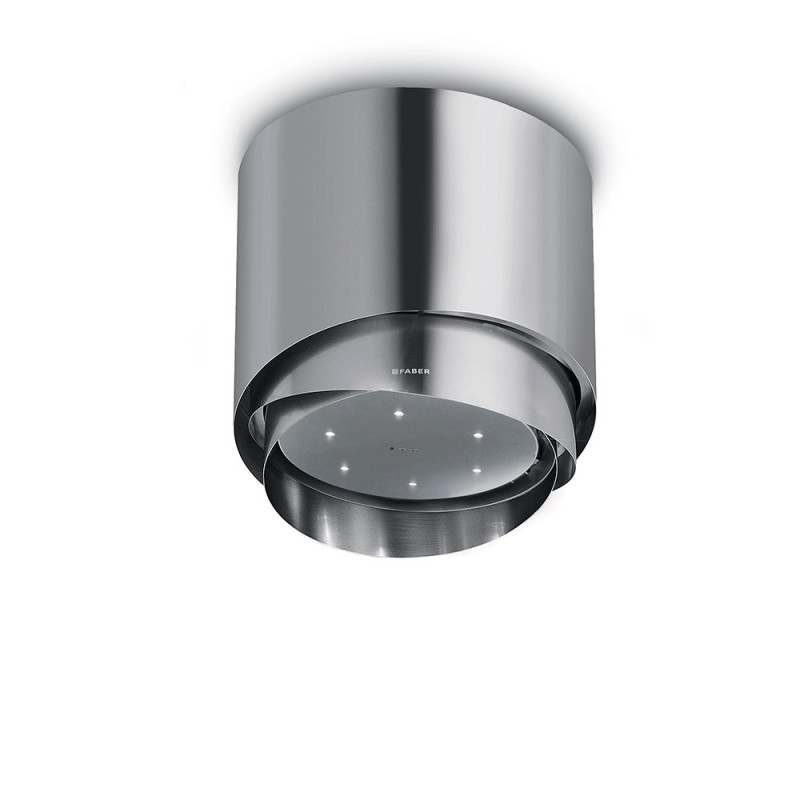 FABER S.p.A. Pareo Evo Plus Cappa aspirante a isola Acciaio inox 590 m³/h Outlet