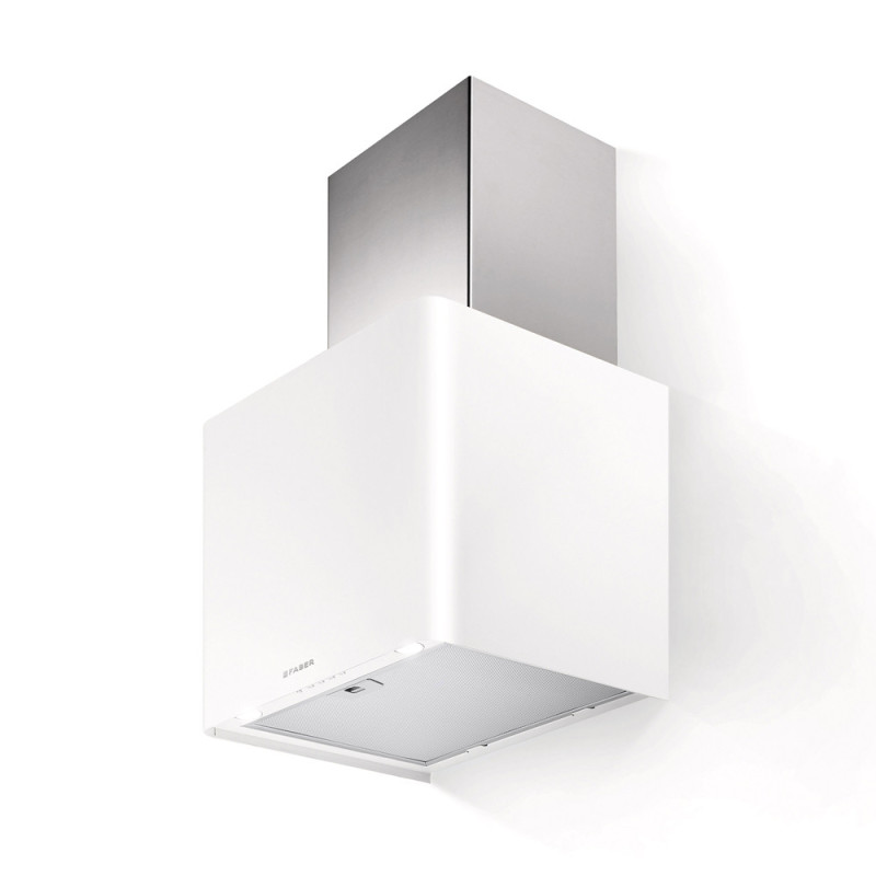 FABER S.p.A. Lithos EG6 WH Led A45 Cappa aspirante a parete Bianco 580 m³/h C Saldi