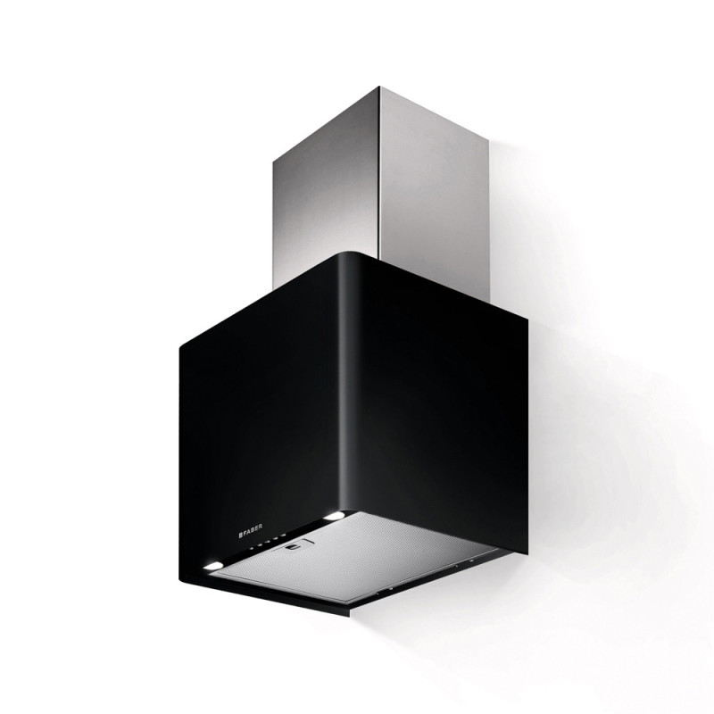 FABER S.p.A. Lithos EG6 BK LED A45 Cappa aspirante a parete Nero 580 m³/h C Offerte