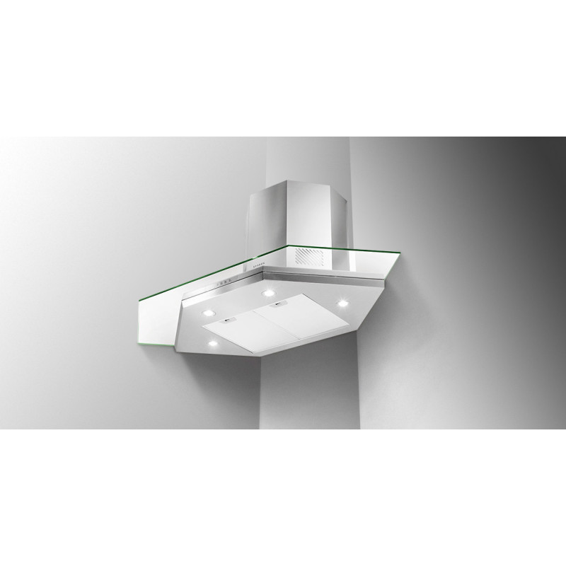 FABER S.p.A. Premio Angolo/SP EV8 LED X/V A90 Acciaio inox 700 m³/h C Shopping Online