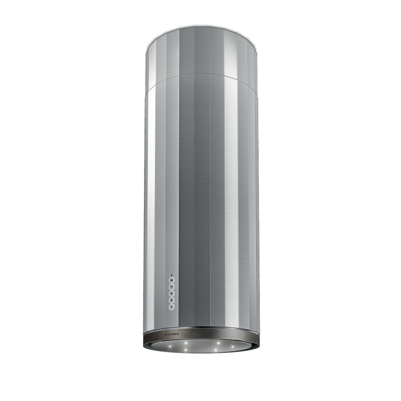 FABER S.p.A. CORINTHIA IS. INOX + PEWTER Cappa aspirante a isola Argento Acciaio inox 580 m³/h Convenienza