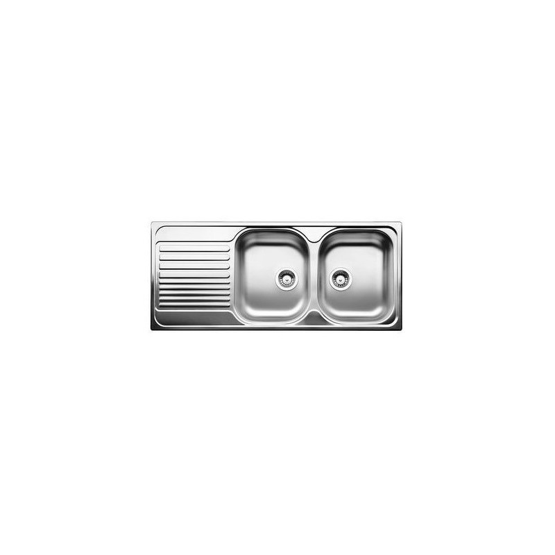 BLANCO 1324950 Lavello TIPO 8 S Compact 2 vasche Dx dimensione 1160x500 mm Acciaio Inox Italia