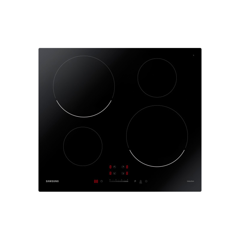 Samsung NZ64T3707AK Piano cottura a induzione 60cm 4 bruciatori Limitatore di potenza In Linea