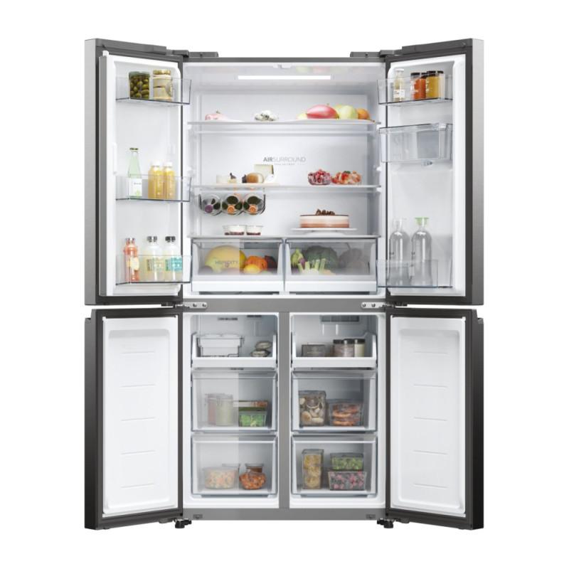 Haier Cube 83 Serie 5 HCW58F18EWMP frigorifero side-by-side Libera installazione 507 L E Platino Acciaio inox Qualità