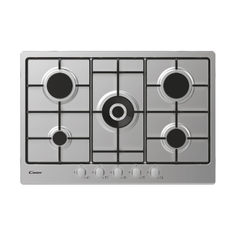 Candy Timeless CDOY7W4X Acciaio inox Da incasso 74 cm Gas 5 Fornello(i) Sottocosto