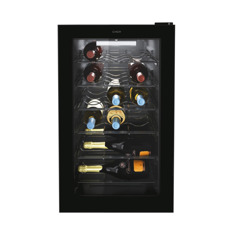 Candy CWC 021 M/NF Cantinetta vino con compressore Libera installazione Nero 21 bottiglia/bottiglie Online