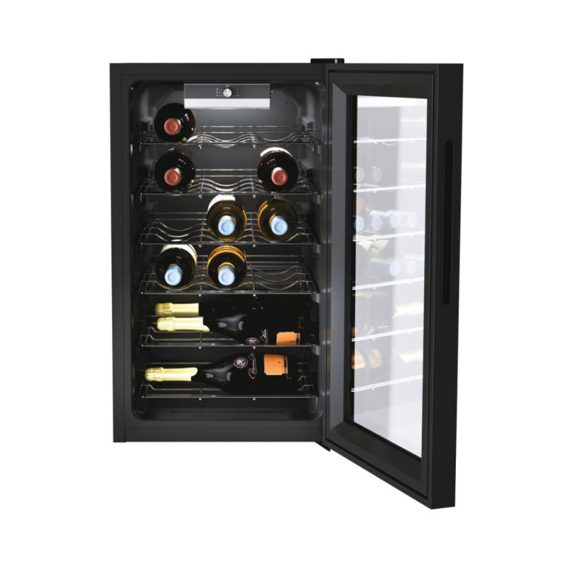 Candy CWC 021 M/NF Cantinetta vino con compressore Libera installazione Nero 21 bottiglia/bottiglie Online