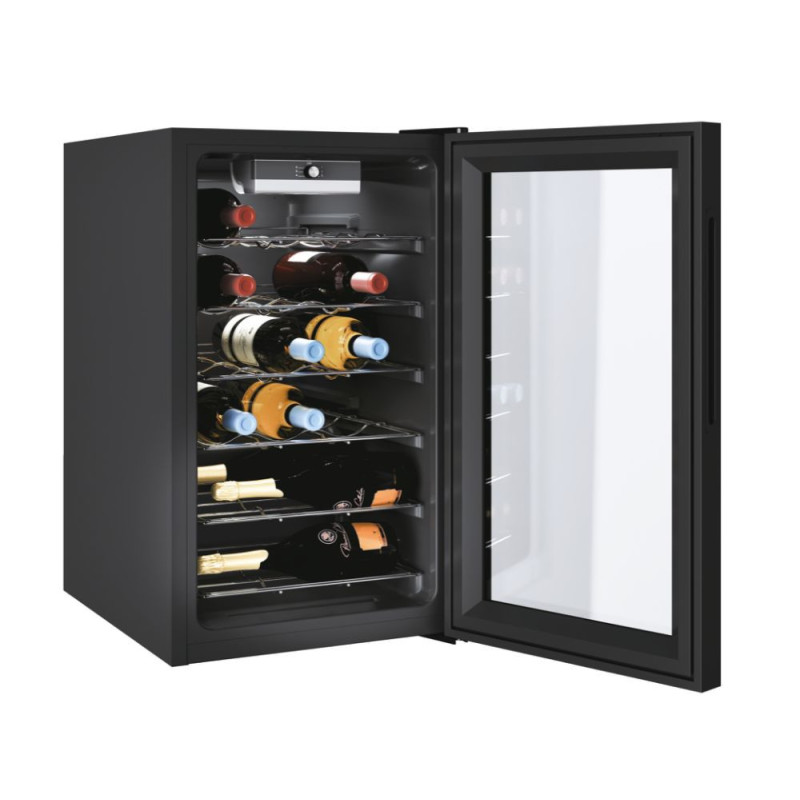 Candy CWC 021 M/NF Cantinetta vino con compressore Libera installazione Nero 21 bottiglia/bottiglie Online