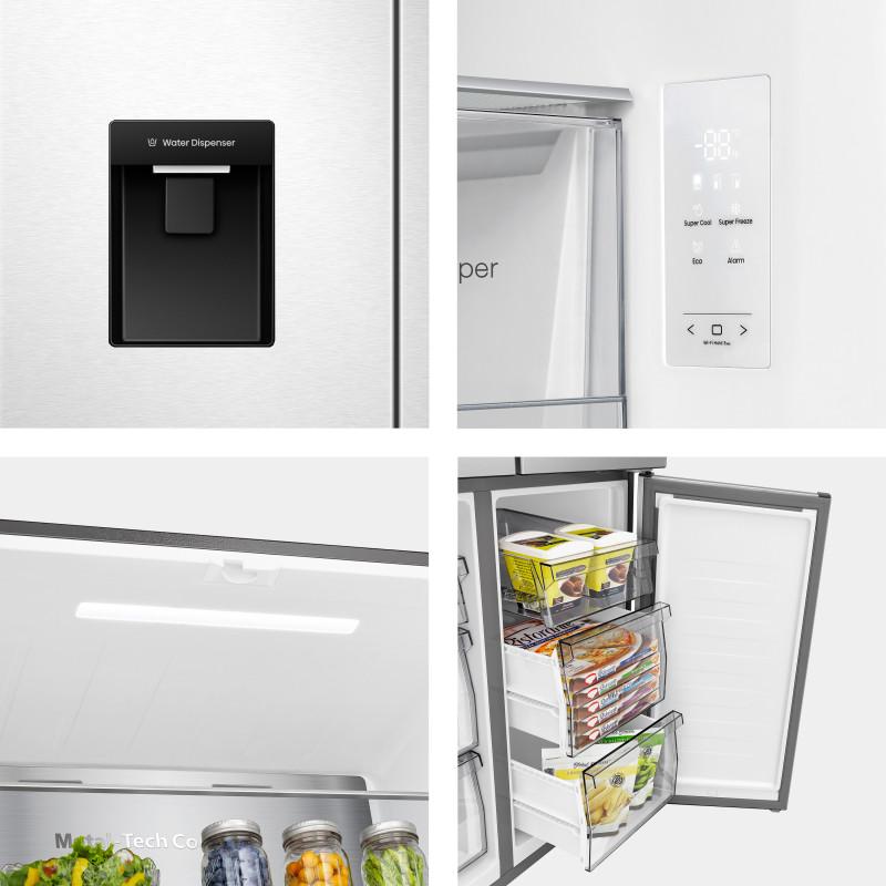 Hisense RQ5P470SMIE frigorifero con congelatore 482 L E Argento Acciaio inox Prezzo basso