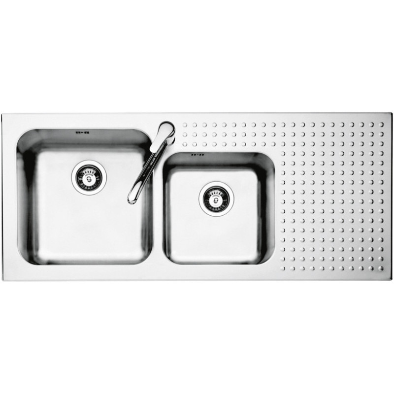Barazza 1IS12060/2D lavello Lavello montato su piano Rettangolare Acciaio inox Fino al 55% di sconto