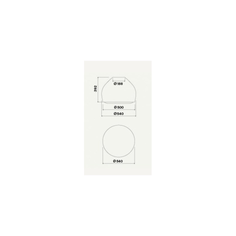 Falmec Sophie Sospeso Ottone 600 m³/h Liquidazione