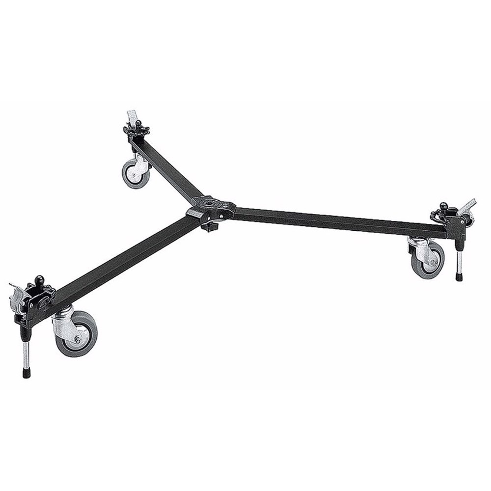 Manfrotto Carrello basic per treppiedi con puntale doppio o singolo