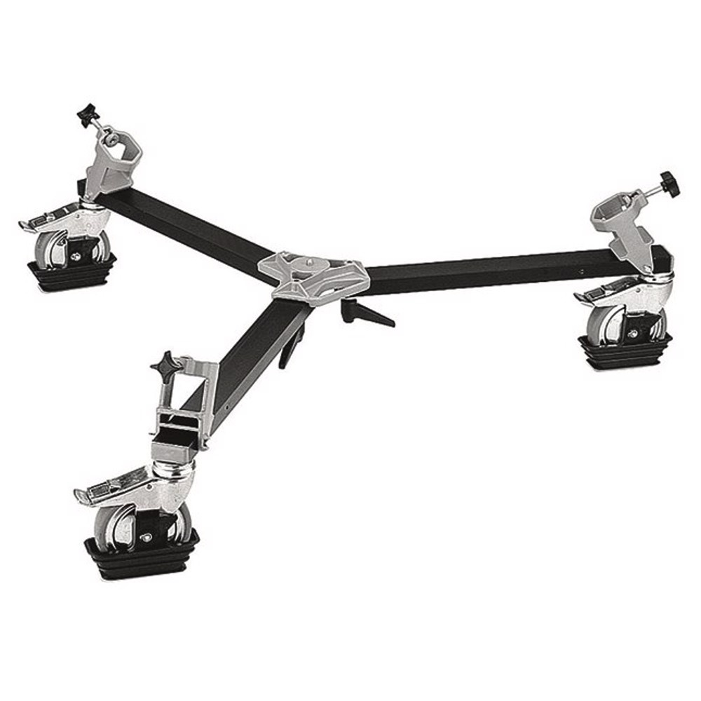 Manfrotto Carrello cine/video per treppiedi con puntale singolo