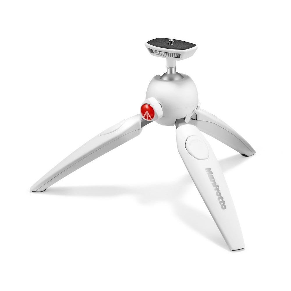 Manfrotto Treppiede da tavolo bianco a due sezioni