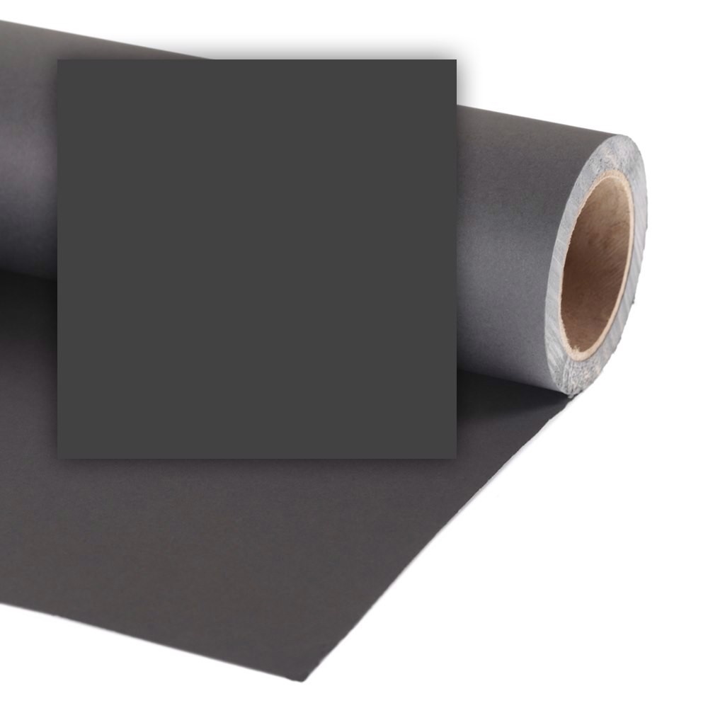 Manfrotto Colorama Fondale in Carta 1.35 x 11m Black Sconto di tempo limitato