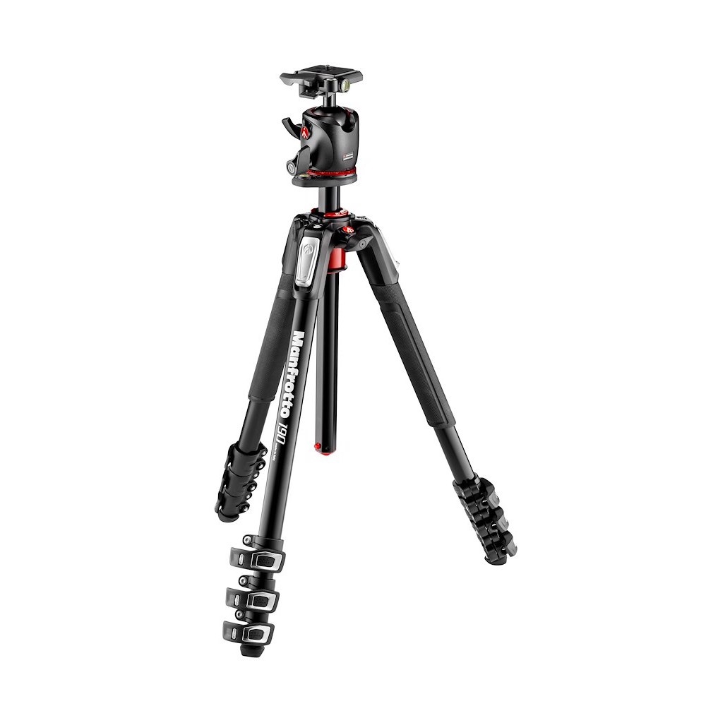 Manfrotto Kit 190 alluminio 4 sezioni con testa a sfera Comprane uno, ottenene uno gratis