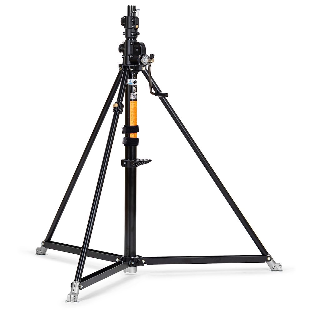Manfrotto Super wind up in acciaio con finitura nera Solo un giorno rimasto
